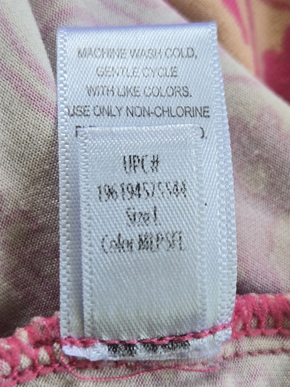 Comfort Code by Cuddl Duds 2 Pc Lounge Set Pink Paisley Hoodie & Cropped Pants - Picture 7 of 10